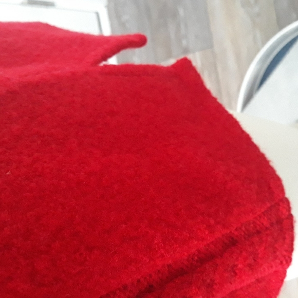 Coldwater Creek red wool zipper vest. Medium - Picture 5 of 7